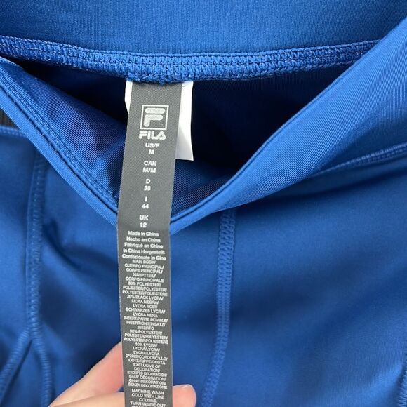 Fila Forza 8" Texture Bike Short Navy/Black- Size Medium- NWT - Picture 5 of 5